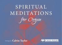 Spiritual Meditations for Organ Image